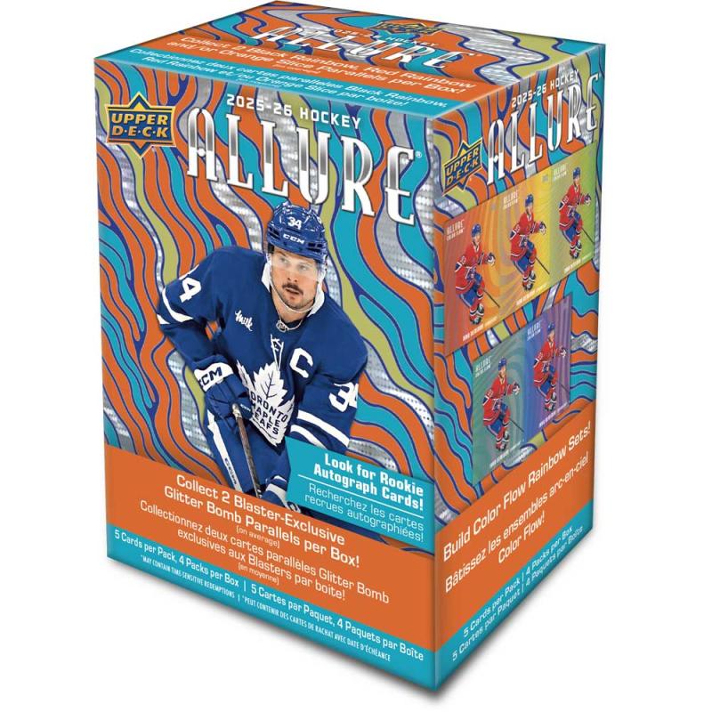 Sealed Blaster Box 2025-26 Upper Deck Allure Retail