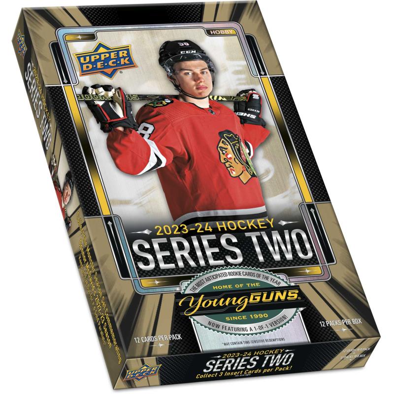 Hel Box 2023-24 Upper Deck Series 2 Hobby (12 paket)