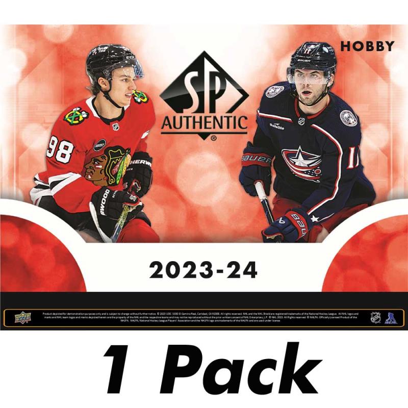 1 Pack 2023-24 Upper Deck SP Authentic Hobby