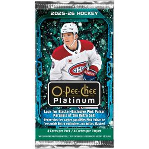 FÖRKÖP: 1st Paket 2025-26 Upper Deck O-Pee-Chee Platinum Retail (Från Blaster Box) (Preliminär release 3:e juni 2026)