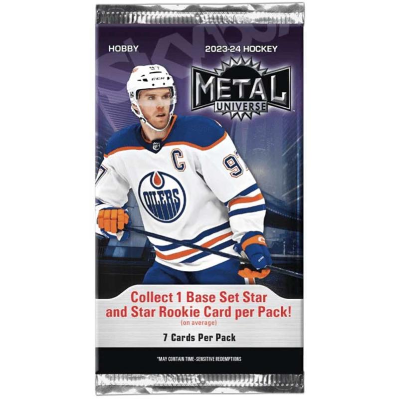 1st Paket 2023-24 Upper Deck NHL Skybox Metal Universe Hobby