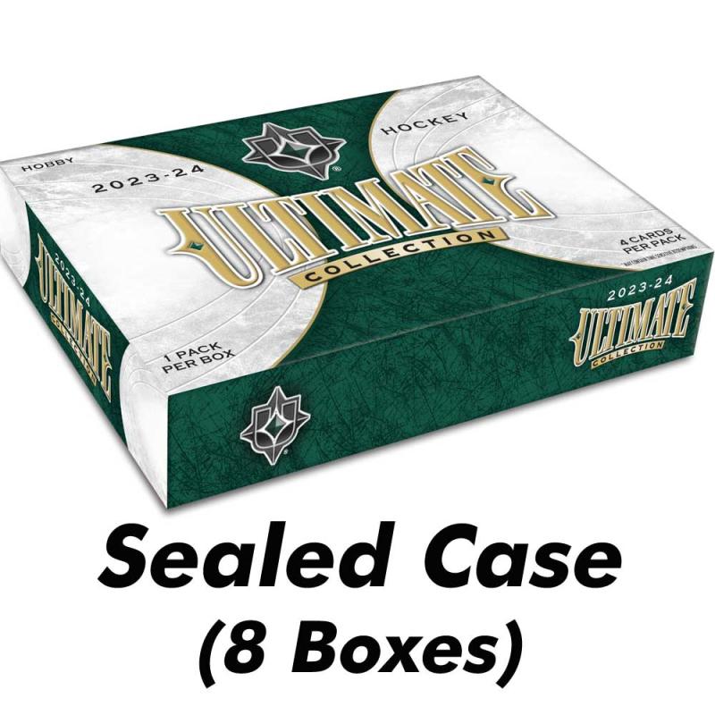 Sealed Case (8 Boxes) 2023-24 Upper Deck Ultimate Hobby [51718]