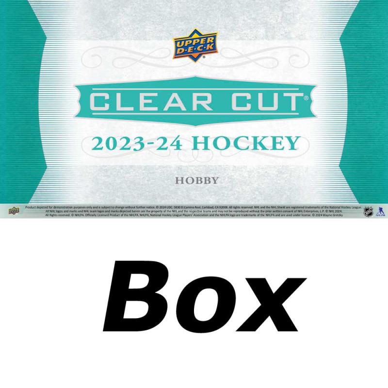 PRE-BUY: Sealed Box 2023-24 Upper Deck Clear Cut Hobby (Preliminary release February 5:th 2025)