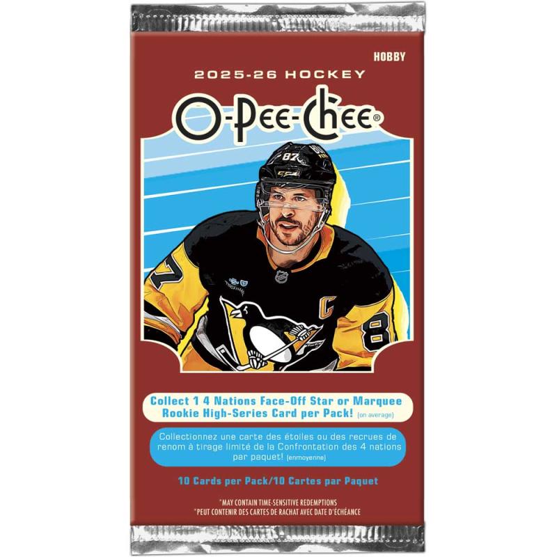 1 Pack 2025-26 Upper Deck O-Pee-Chee Hobby