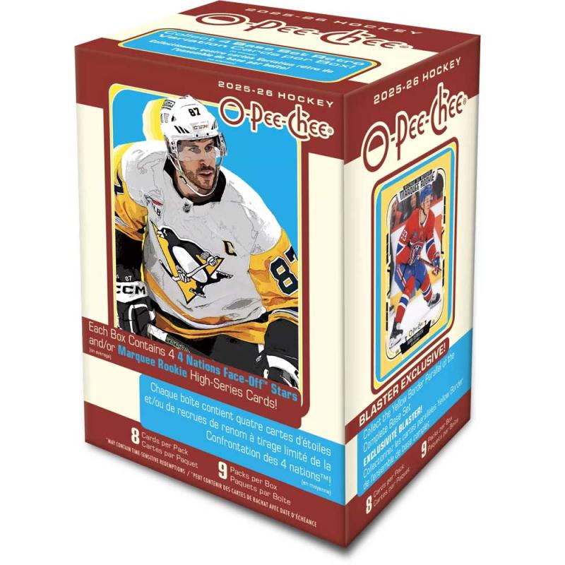 Sealed Blaster Box 2025-26 O-Pee-Chee Hockey Retail (9 Packs)