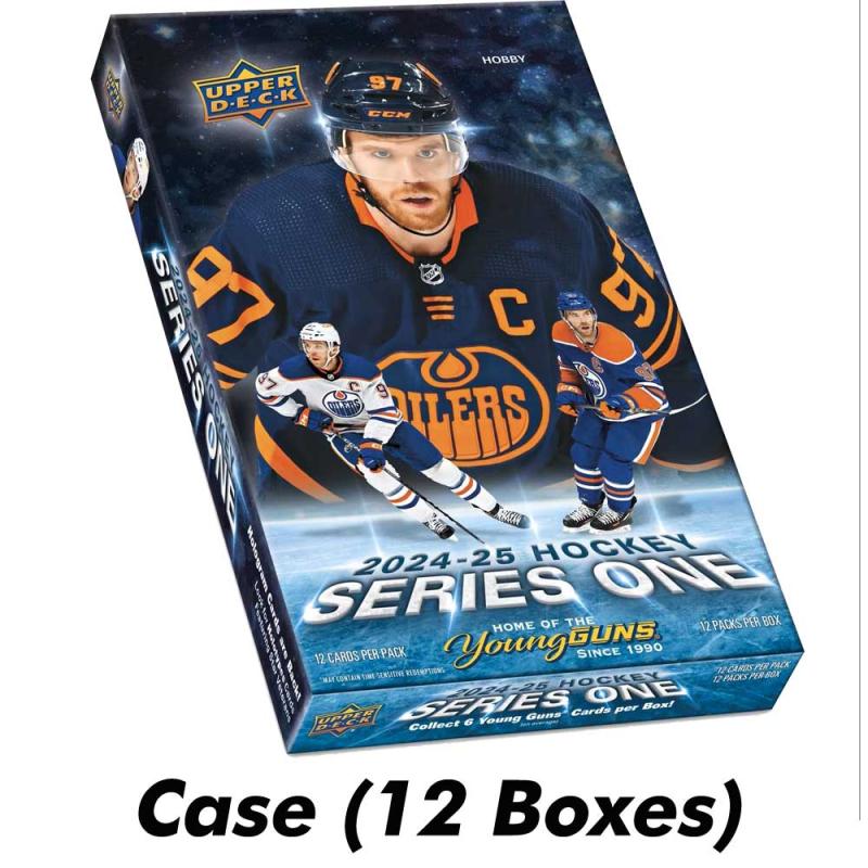 FÖRKÖP: Hel Case (12 Boxar) 2024-25 Upper Deck Series 1 Hobby [65571] (Preliminär release 16:e oktober 2024)