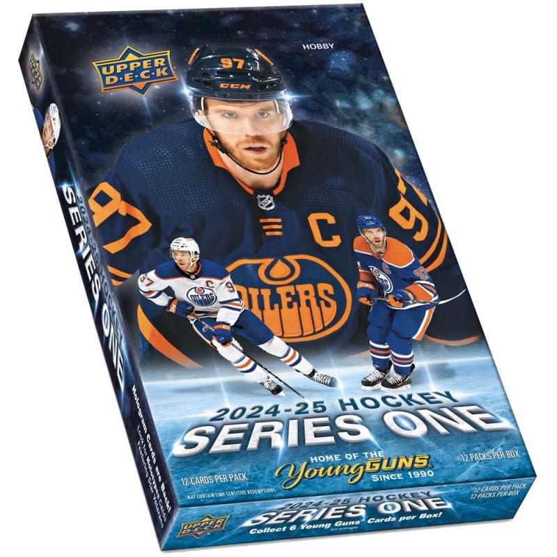 FÖRKÖP: Hel Box 2024-25 Upper Deck Series 1 Hobby (Preliminär release 16:e oktober 2024)