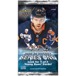 1 Pack 2024-25 Upper Deck Series 1 Hobby