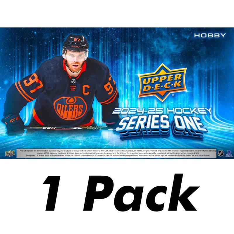 FÖRKÖP: 1st Paket 2024-25 Upper Deck Series 1 Hobby (Preliminär release 16:e oktober 2024)