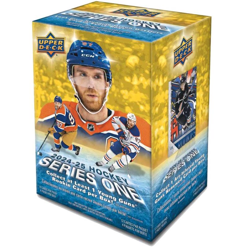 FÖRKÖP: Hel Blaster Box 2024-25 Upper Deck Series 1 Retail (Preliminär release 23:e oktober 2024)