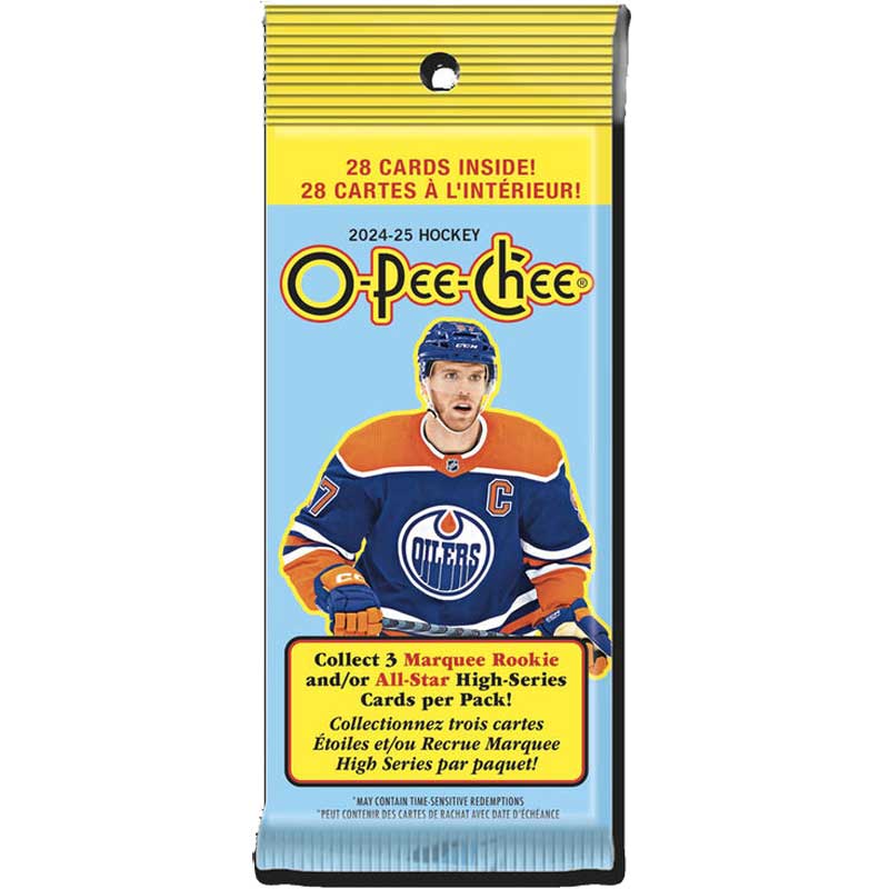 PREVIEW: 1 Fat Pack 2024-25 Upper Deck O-Pee-Chee Retail Fat Pack (28 Cards) (Sales will start when we have more info)