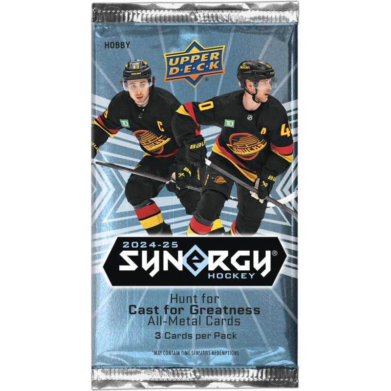 1 Pack 2024-25 Upper Deck Synergy Hobby