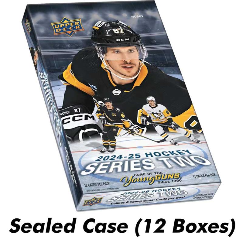 FÖRKÖP: Hel Case (12 Boxar) 2024-25 Upper Deck Series 2 Hobby [79361] (Preliminär release 5:e mars 2025)