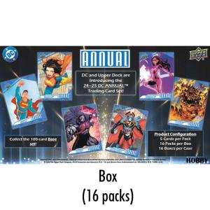 FÖRKÖP: Hel Box 2024-25 Upper Deck DC Annual Hobby (Preliminär release 27:e maj 2026)