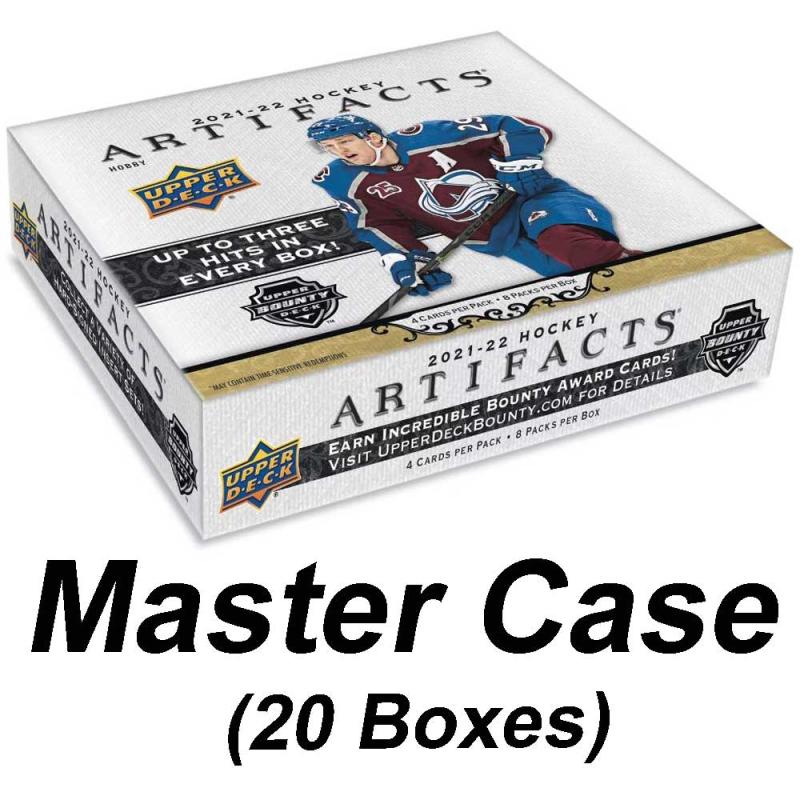 Sealed Master Case (20 boxes) 2021-22 Upper Deck Artifacts Hobby [96680]