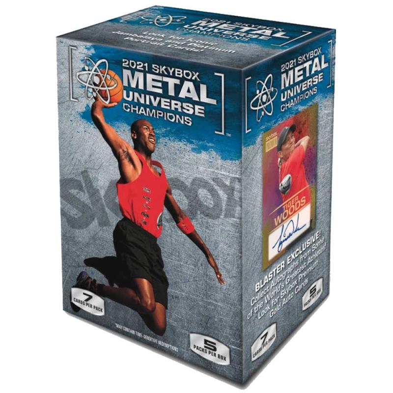 Sealed Blaster Box 2021 Skybox Metal Universe Champions (Multi Sport) [5 Packs]