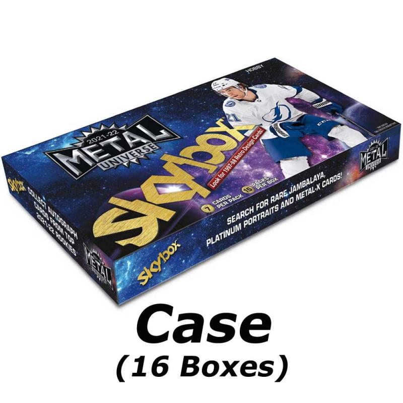 Hel Case (16 Boxar) 2021-22 Upper Deck Skybox Metal Universe Hobby (Hockey)