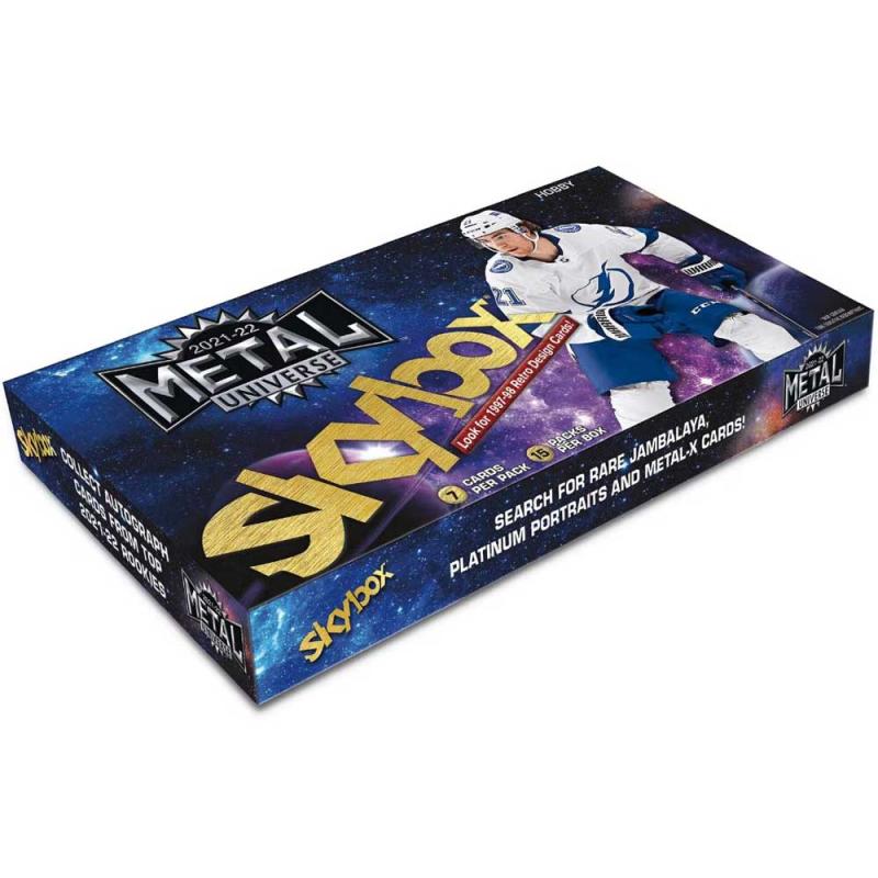 Sealed Box 2021-22 Upper Deck Skybox Metal Universe Hobby (Hockey)