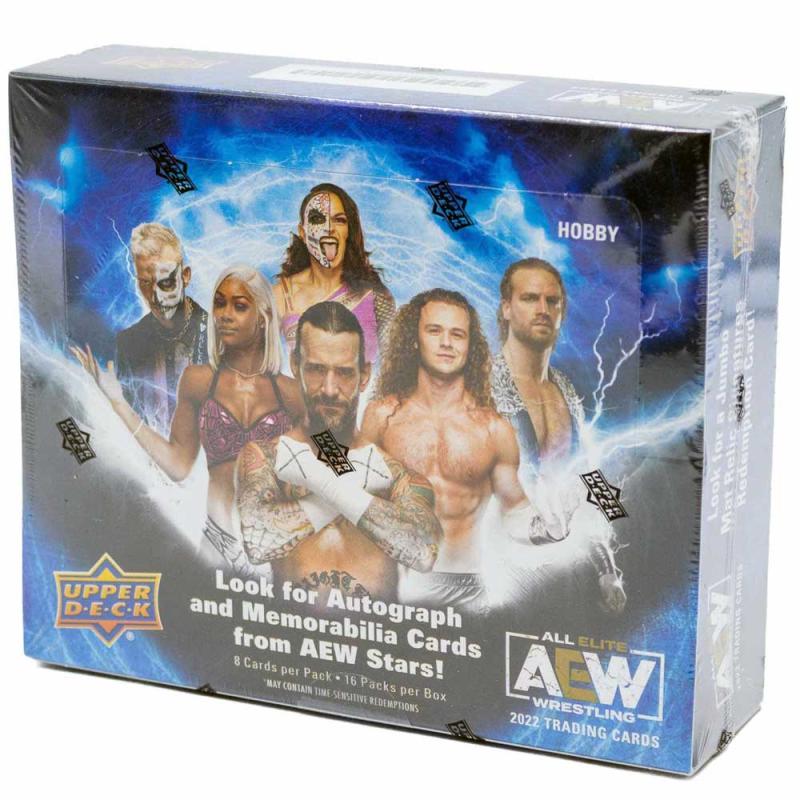Sealed Box 2022 Upper Deck All Elite Wrestling AEW Hobby