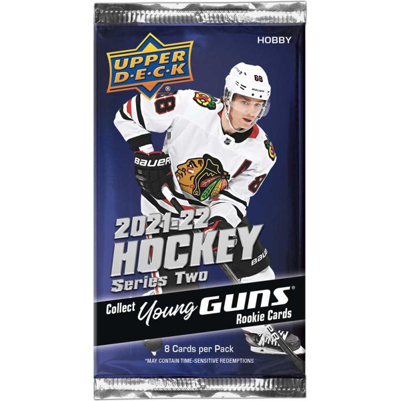 1 Pack 2021-22 Upper Deck Series 2 Hobby