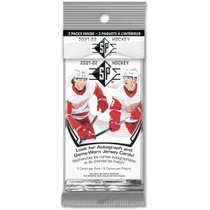 Sealed Hanger Pack (Containing 3 packs) 2021-22 Upper Deck SP Retail