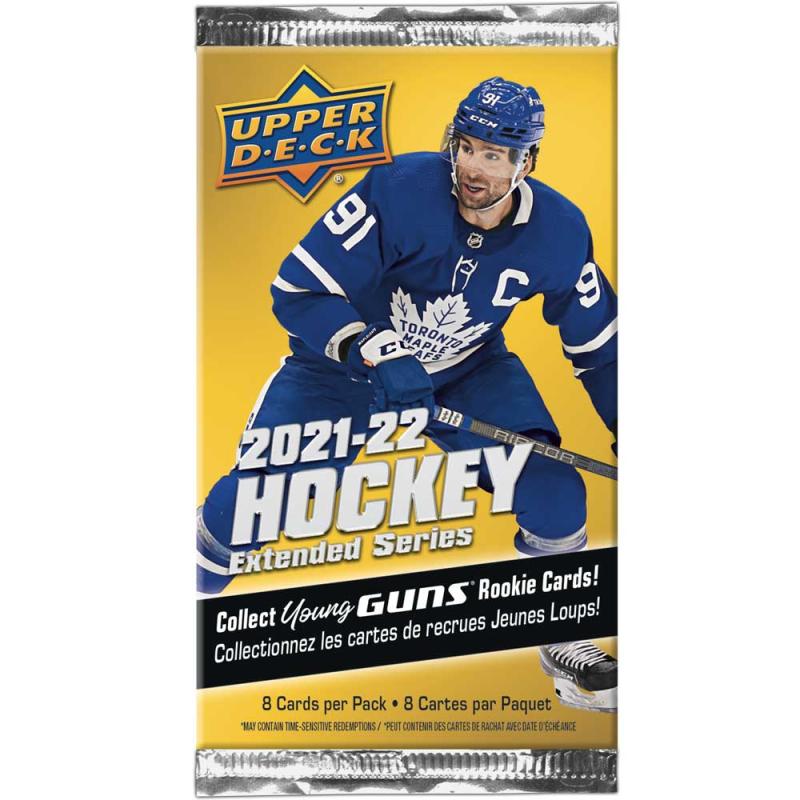 1st Paket 2021-22 Upper Deck Extended Series Retail