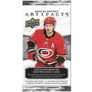 1st Paket 2022-23 Upper Deck Artifacts Retail (5 Cards per pack)