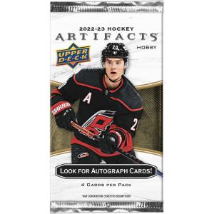 1 Pack 2022-23 Upper Deck Artifacts Hobby