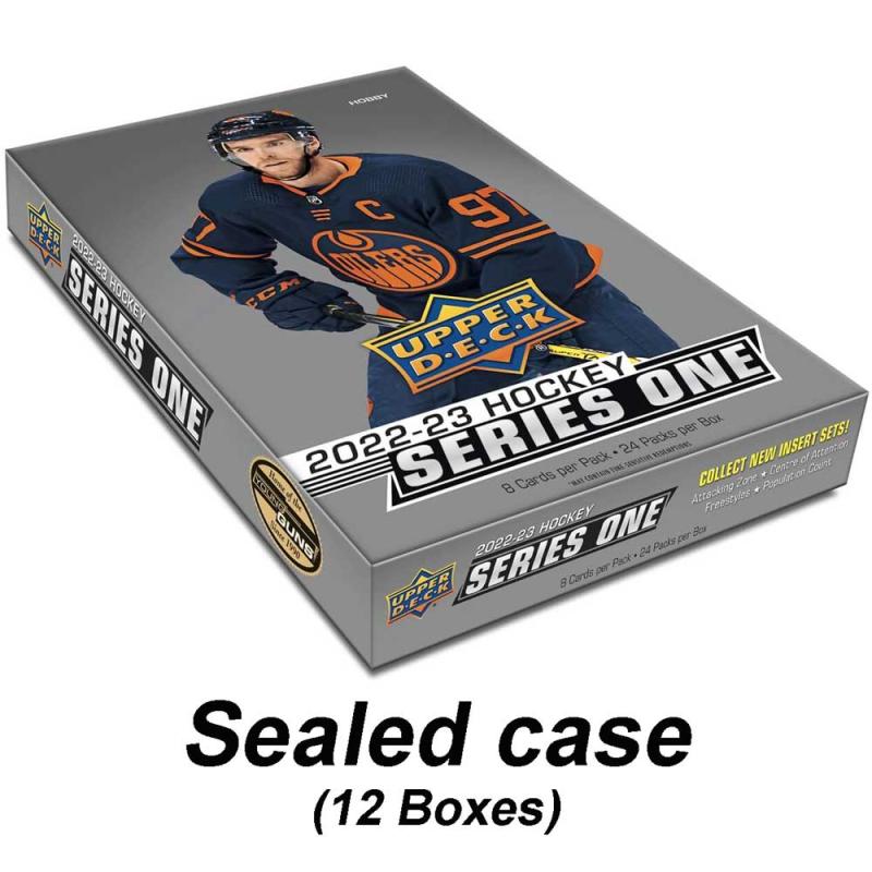 Sealed Case (12 Boxes) 2022-23 Upper Deck Series 1 Hobby [99971]