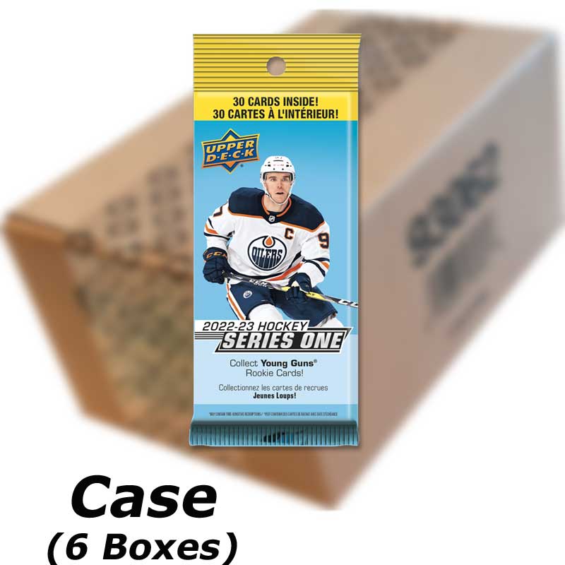Sealed Case (6 Boxes) 2022-23 Upper Deck Series 1 Retail  Fat Pack [99999]