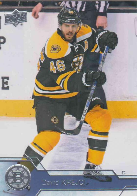 David Krejci - Boston Bruins  2016-2017 Upper Deck s.1 #015