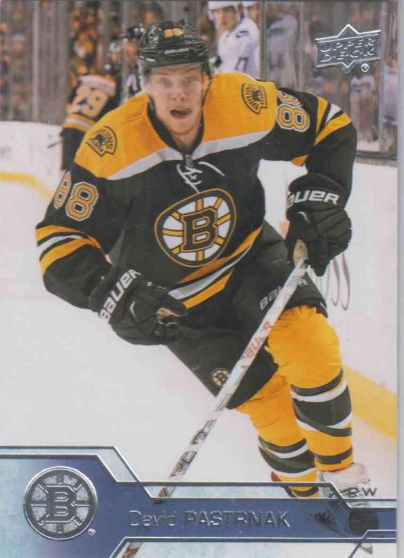 David Pastrnak - Boston Bruins  2016-2017 Upper Deck s.1 #016