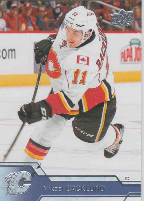 Mikael Backlund - Calgary Flames  2016-2017 Upper Deck s.1 #030