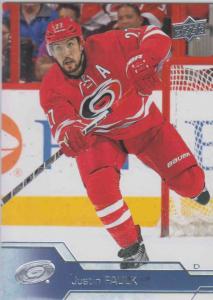 Justin Faulk - Carolina Hurricanes  2016-2017 Upper Deck s.1 #037