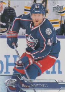 Scott Hartnell - Columbus Blue Jackets 2016-2017 Upper Deck s.1 #058