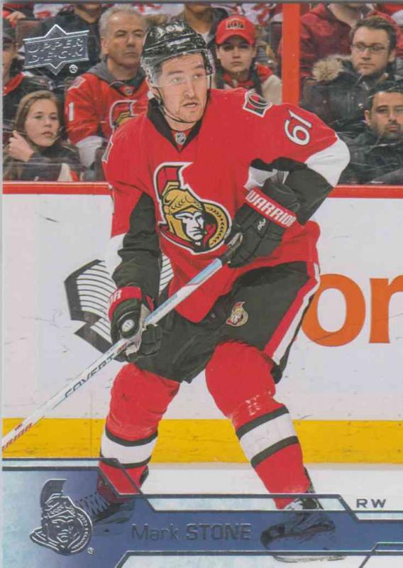 Mark Stone - Ottawa Senators  2016-2017 Upper Deck s.1 #134