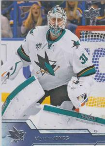 Martin Jones - San Jose Sharks 2016-2017 Upper Deck s.1 #153