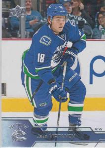 Jake Virtanen - Vancouver Canucks  2016-2017 Upper Deck s.1 #181