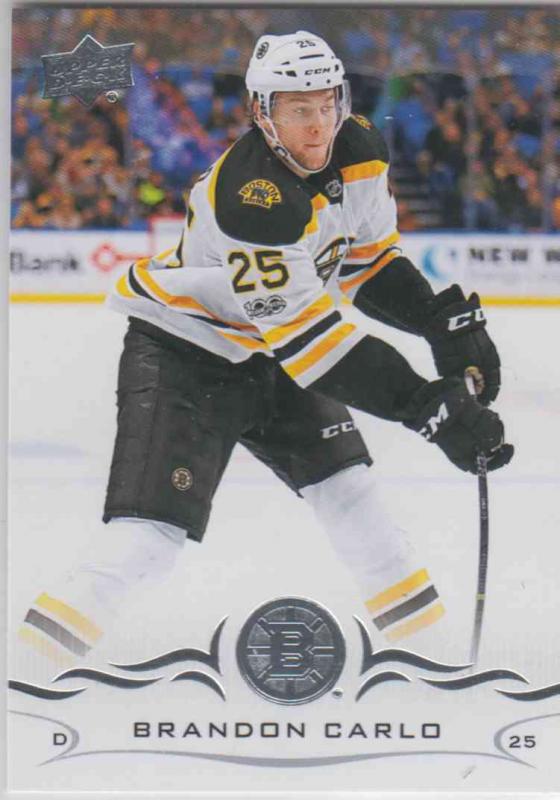 Brandon Carlo - Boston Bruins  2018-2019 Upper Deck s.1 #017