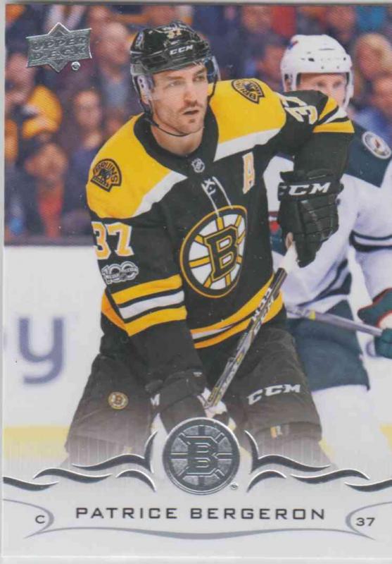 Patrice Bergeron - Boston Bruins  2018-2019 Upper Deck s.1 #019