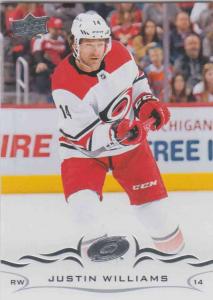Justin Williams - Carolina Hurricanes  2018-2019 Upper Deck s.1 #033