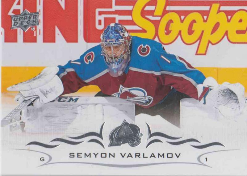 Semyon Varlamov - Colorado Avalanche  2018-2019 Upper Deck s.1 #047