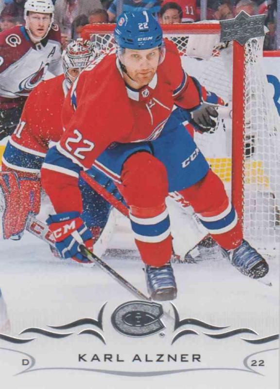 Karl Alzner - Montreal Canadiens  2018-2019 Upper Deck s.1 #096