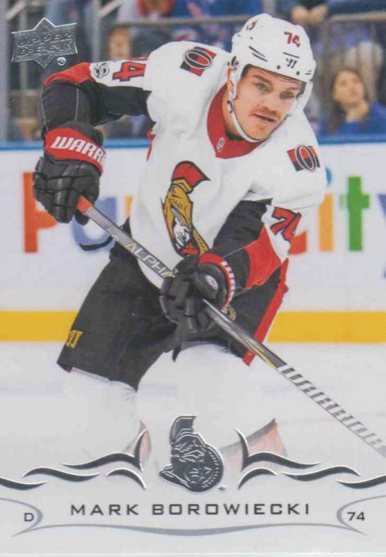 Mark Borowiecki - Ottawa Senators  2018-2019 Upper Deck s.1 #131