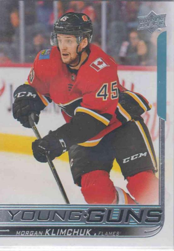 Morgan Klimchuk - Calgary Flames  2018-2019 Upper Deck s.1 Young Guns RC #204