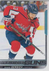 Shane Gersich - Washington Capitals  2018-2019 Upper Deck s.1 Young Guns RC #209