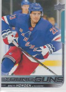 Brett Howden - New York Rangers 2018-2019 Upper Deck s.1 Young Guns RC #215