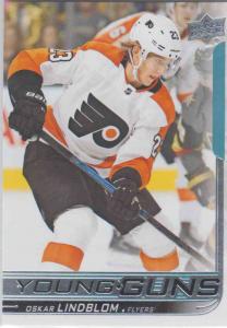 Oskar Lindblom - Philadelphia Flyers  2018-2019 Upper Deck s.1 Young Guns RC #218