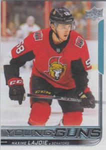 Max Lajoie - Ottawa Senators  2018-2019 Upper Deck s.1 Young Guns RC #223