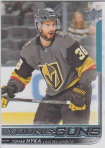 Tomas Hyka - Vegas Golden Knights 2018-2019 Upper Deck s.1 Young Guns RC #224